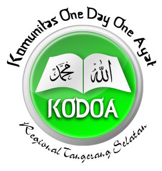 Ini adalah akun resmi Komunitas One Day One Ayat (KODOA) Regional Tangerang Selatan. Info: 085697544611 (Ferdhy)