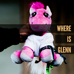 So where is Glenn now? On a plane? Forgotten at VKM? Locked away at the central station? On a cruise? With Allan? _We_ know.