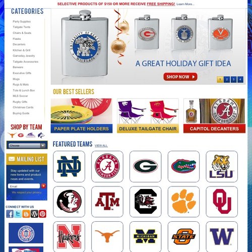 Tailgateshop's profile picture. Wide selection of Tailgating products & other licensed collegiate products. Tailgate Tents, Chairs, Decanters, Flasks, Coolers, Party Supplies. 100 Teams +