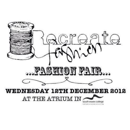 Come to our Eco/Vintage Fashion Fair on Wednesday 12th December 2012 in the Atrium in South Essex College (Southend Campus)
See you there :)