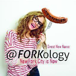 #NewForkCity also tweets as #Forkology Same great tweets & fun just a new name! Be sure to include @Forkology on #FoodPorn #Deals & #Reviews for free PR!
