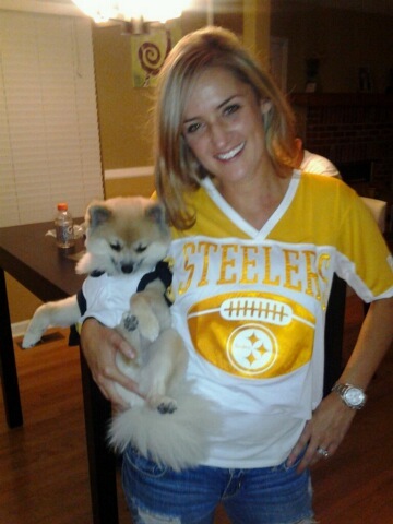 This twitter acct is a xmas present for a die hard Steeler fan who isnt on twitter yet. #steelernation #addher.