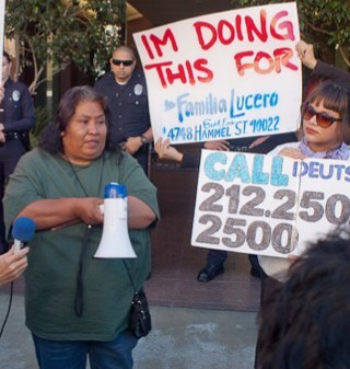 The Lucero family is fighting #DeutscheBank from stealing their #EastLos #home. Support the #homedefense movement! Share and RT #OccupyLA #fraudclosure
