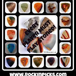 I am the owner of http://t.co/va36L1DM. Hand cut gemstone guitar, bass and mandolin picks at great prices