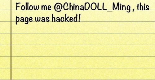 Follow @ChinaDOLL_Ming & unfollow this one