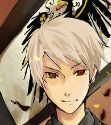Hallo, its ze awesome Prussia. My heart has been #taken by mein liebe @kuriyoki My best friend is @romano_lovino
