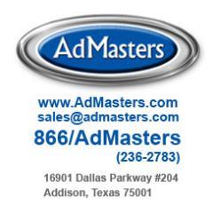 Simple. Efficient. Effective.
 These are the three goals of every marketing communication developed by AdMasters.