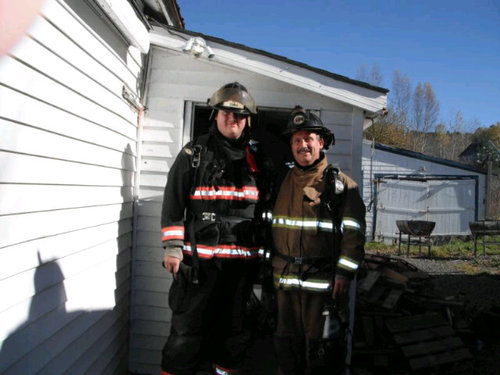 Volunteer firefighter in nova scotia