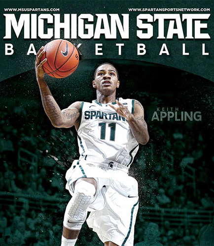MSU Game Day Programs: Football, Men's and Women's Basketball, Hockey and Volleyball