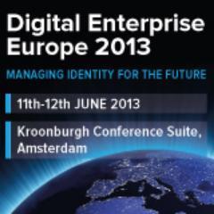 #eidentity The Digital Enterprise Europe Conference on 11th&12th June 2013 is Europe’s leading forum for the critical security IAM application.@EEMA1