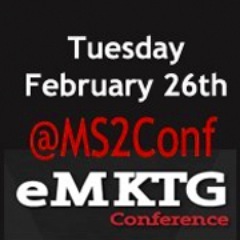 Welcome to the @MS2Conf eMarketing Conference Twitter Page! Join us February 26 at Fanshawe College, London http://t.co/Z1lu6gdX to REGISTER