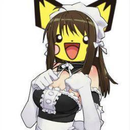 Sirvienta sexy de mi amo, @PichuViolador. Igual te hago un zumo de baya aranja que te arranco los ojos con una cucharilla. [#PokéRol]