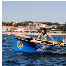 Estudiande do grao ciencias da actividade física e do deporte
Remero del Club de Remo Vila de Cangas.