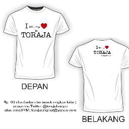 aseli dari toraja banget. #kaos #PIN #Buku #Toraja
Kontak e-mail/YM: torajaoriginal (at) http://t.co/UOv8B1qg