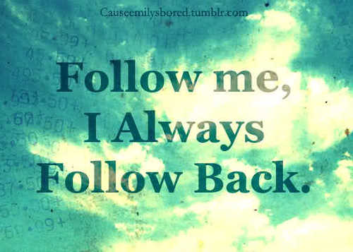 I FOLLOW BACK, 100 followers ,tick , 1000 followers , ___ , 2000 followers , ___ ,