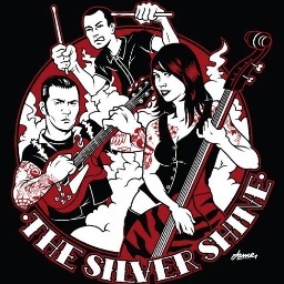 The Silver Shine is a vintage punk rock and roll / punkabilly trio with a thunder-handed female double bassist.