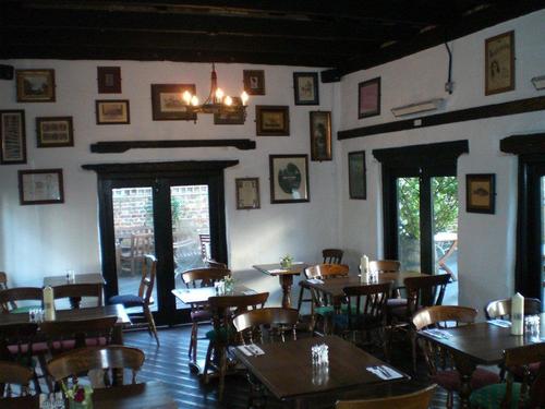Over 300 years old The George Inn situated just across the bridge in Eton. Warm, traditional & friendly, with great atmosphere, serving fresh,  quality food