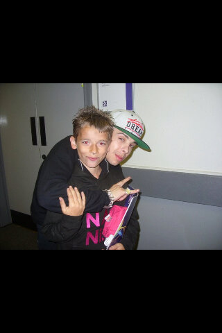I'm 13; play football a lot listerning to n-dubz errm hang around play for polgate grass hopers