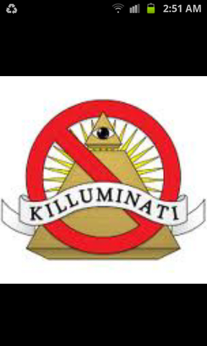 TKilluminti's profile picture. we are the killuminati, please support we offer you peace for the whole univers. the illuminaticorp will soon swarn to death.