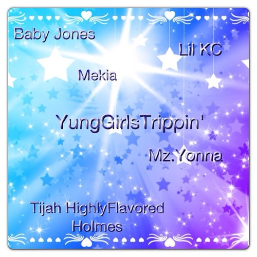 We're just a yung preteen gurl-group tryna get discovered...#Bubblez #DeeMoney #Mz.Yonna,#BJ,TijahHighlyFlavoredHolmes,and our manager #TamiaPerdue and our moms