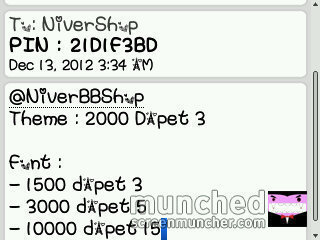 @NiverShop n @NiverBBShop, We Sell THEME n FONT! PIN 21D1F3BD