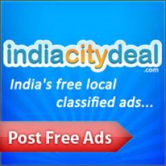 India City Deal (http://t.co/uwNL6wsp) - India’s Free Local Classified ads - post free classified ads online, Free classifieds ads posting.