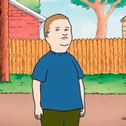 The best Bobby Hill Twitter account out there! Thanks for the follow and enjoy the great quotes from one of the most honest kids in Arlen. Thanks for retweets!