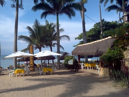 Restaurante O Chiringuito, playa Joao Fernandez Buzios Brasil.