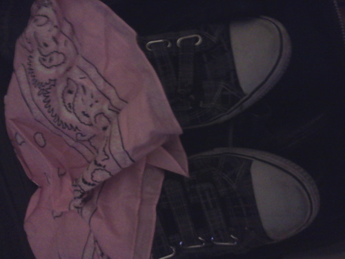 pink bandannas, glitter and unicorns.