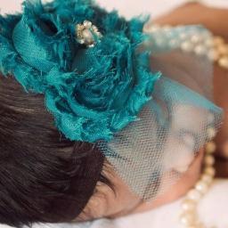 2 crafty moms creating headbands and jewelry. Oh yeah, and we're cousins!