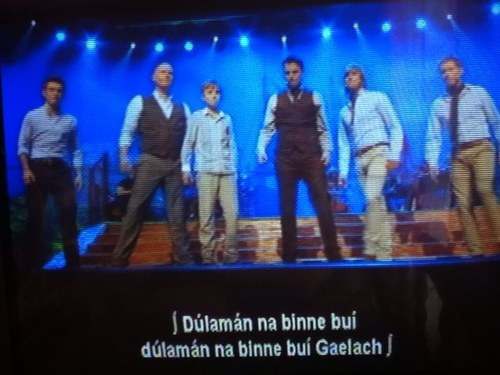a middle school honor student who LOVES Celtic Thunder