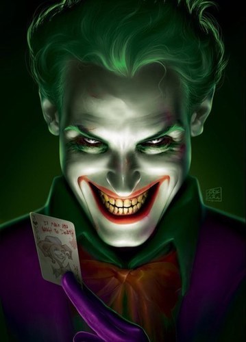 I'm the clown and prince of crime. A Little birdy told me Batmans secret so it seems you are just a man in a suit after all. #MutiverseRp