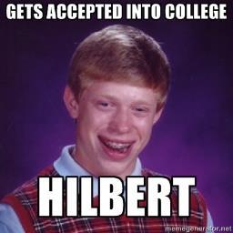 If you follow HilbertMemes, you're followed by HilbertMemes. Tweet your complaints to #HilbertMemes!