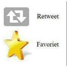 retweet VS favo