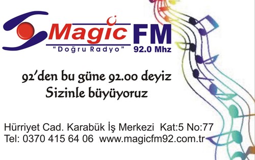 magicfm1's profile picture. Tüm Karadeniz Bölgesinin İlk Özel Radyosu
...Kentin Büyülü Frekansı...