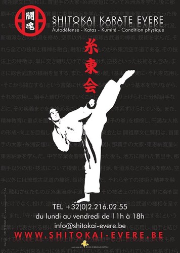 SHITOKAI KARATE EVERE - SELF DEFENSE - KATA - KUMITE
info@shitokai-evere.be