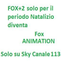 FoxAnimation113's profile picture. Arriva FOX Animation - Dal 15 Dicembre al 6 Gennaio FOX+2 diventa FOX Animation. Le serie di animazione FOX 24 ore su 24 in un unico canale!