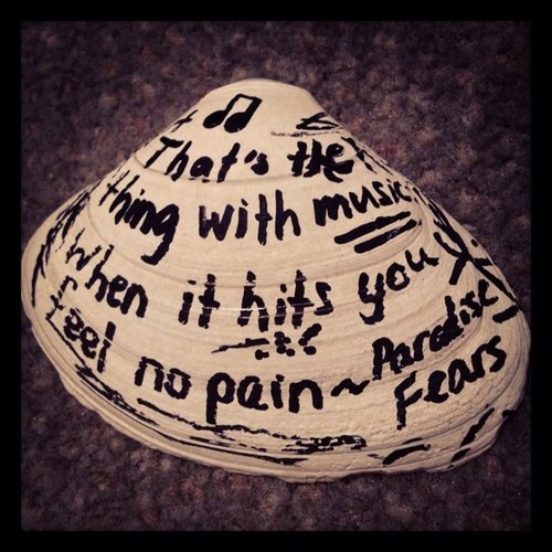 Lyrics: words that cannot be expressed in any way except through melody.