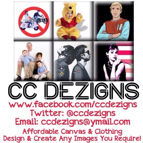 We create our own images & add them to canvas's & clothing items,we also do images together eg ur child & peppa pig, also send us ur own ideas, Msg us to order