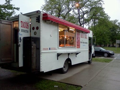 we are a mobile food truck doing most latin foods and catering all events and still doing Taquizas  papostacos@gmail.com