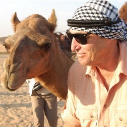 it’s all in the name with his faithful camel Millicent. I call her Milli