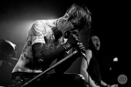 I sing for The Witch Was Right and Monkeys Are Machineguns.
I drum for Combichrist, Imperative Reaction, and 18 visions.
I tattoo
I paint
XXX