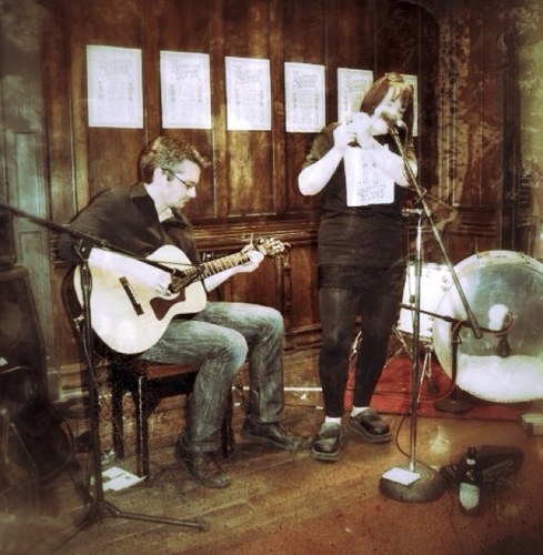 TheBourbonWords's profile picture. Acoustic blues duo; Angie on harmonica & vocals, Chris on guitars.
