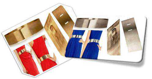 Be Attractive , Stylish and Classy with the METALLIC  Waist BELT .. كوني جذابه و أنيقه وكلاس مع حزام الحديد للخصر ♥ BB PIN:27C6DE5A