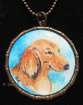 Artist specializing in jewelry making & paintings in watercolor pencil or acrylics. Custom dog portrait jewelry, BoHo Wrap Bracelets, Rings, & Earrings.