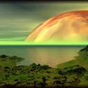 I glanced into the greenfront and saw the clerk sitting beside the cash register and reading a newspaper