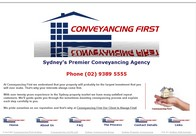 Certified  Practicing Licensed Sydney Property Conveyancer. Conveyancing First - Sydney Australia