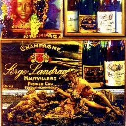 painter (artist) worked in Champagne for Pommery