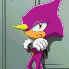 Names Espio. I work with Vector and Charmy. I can fight and have ninja like powers. I am calm and dont get mad easy.Taken and master of @rebekahthecat 3