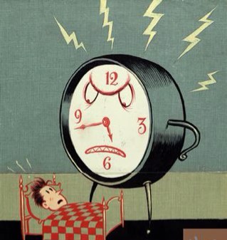 Hi. I'm the rude alarm clock. I will wake you up early every morning and remind you of things that don't actually happen.